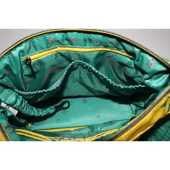 Lug Flare Crossbody Bag in Bouquet Yellow with Adjustable / Removable Strap - Picture 10 of 16